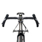 JACK the Bike Rack front bicycle cargo rack mounted at the handlebars for carrying gear on the front of a bike.
