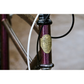Wilde Moto Cruiser steel frameset, head badge detail
