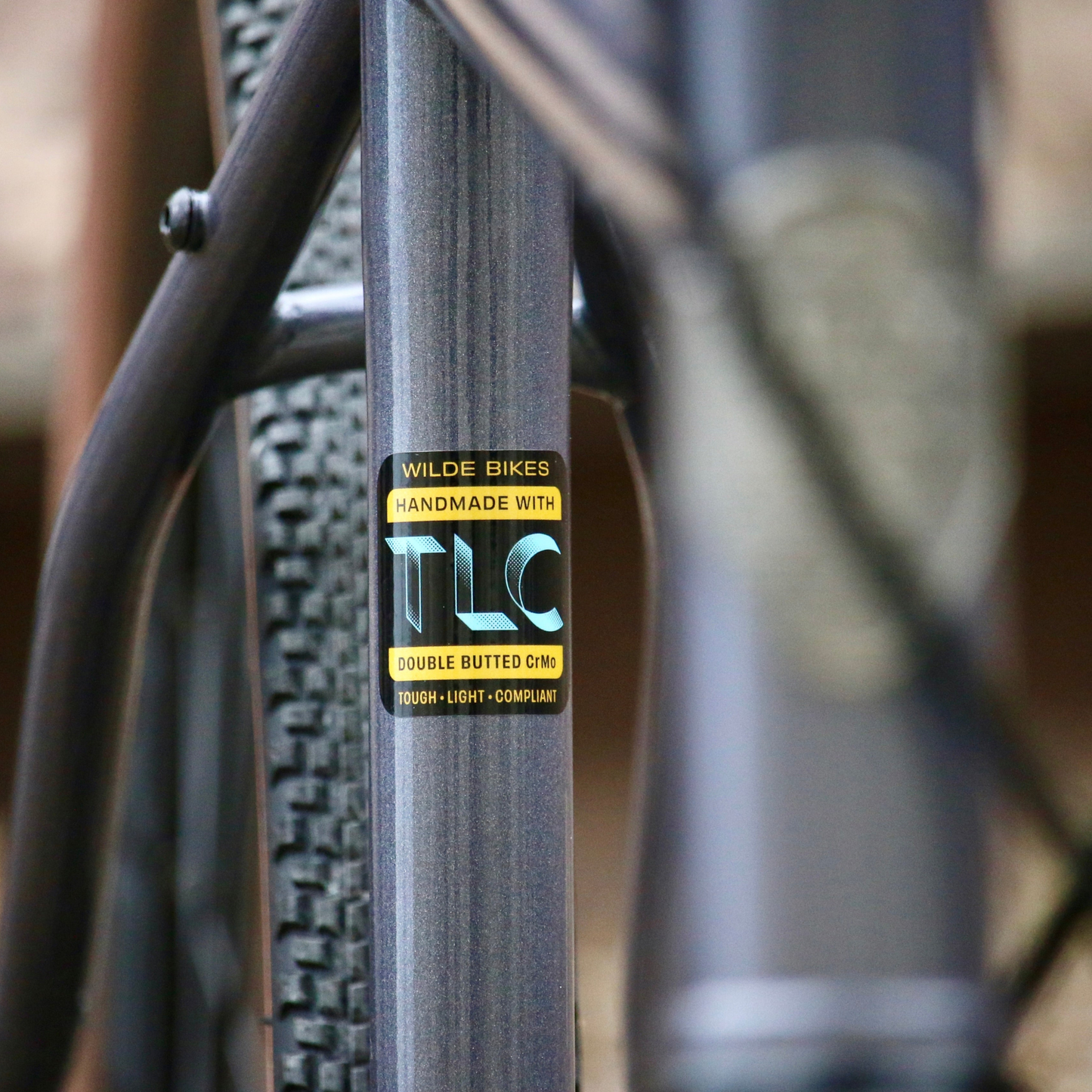 Wilde Rambler SL in Moondust Disco sea tube and TLC sticker detail