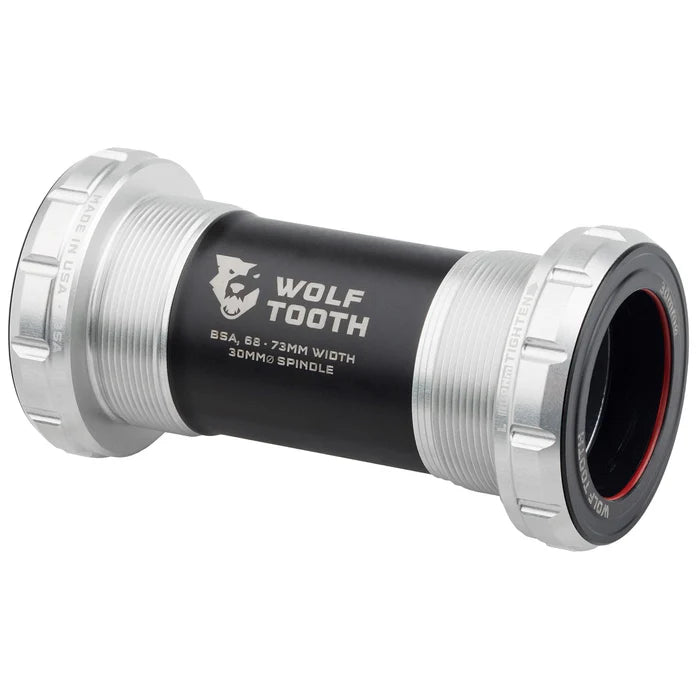 Wolf Tooth BSA Bottom Bracket raw silver 30mm