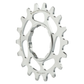 Wolf Tooth stainless steel single speed cog 18 tooth diagonal view