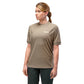 PeDaLED Yuma Trail Power Dry Tee is a cycling tech tee for gravel, trail and bikepacking available in grey and orange