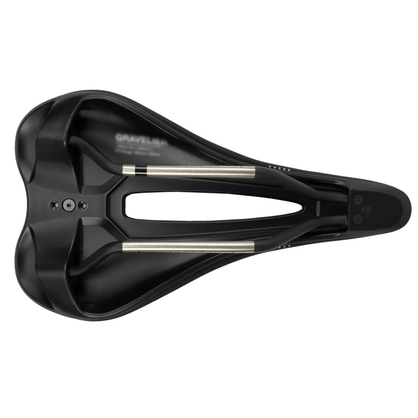 WTB Gravelier Fusion Form titanium saddle bottom view