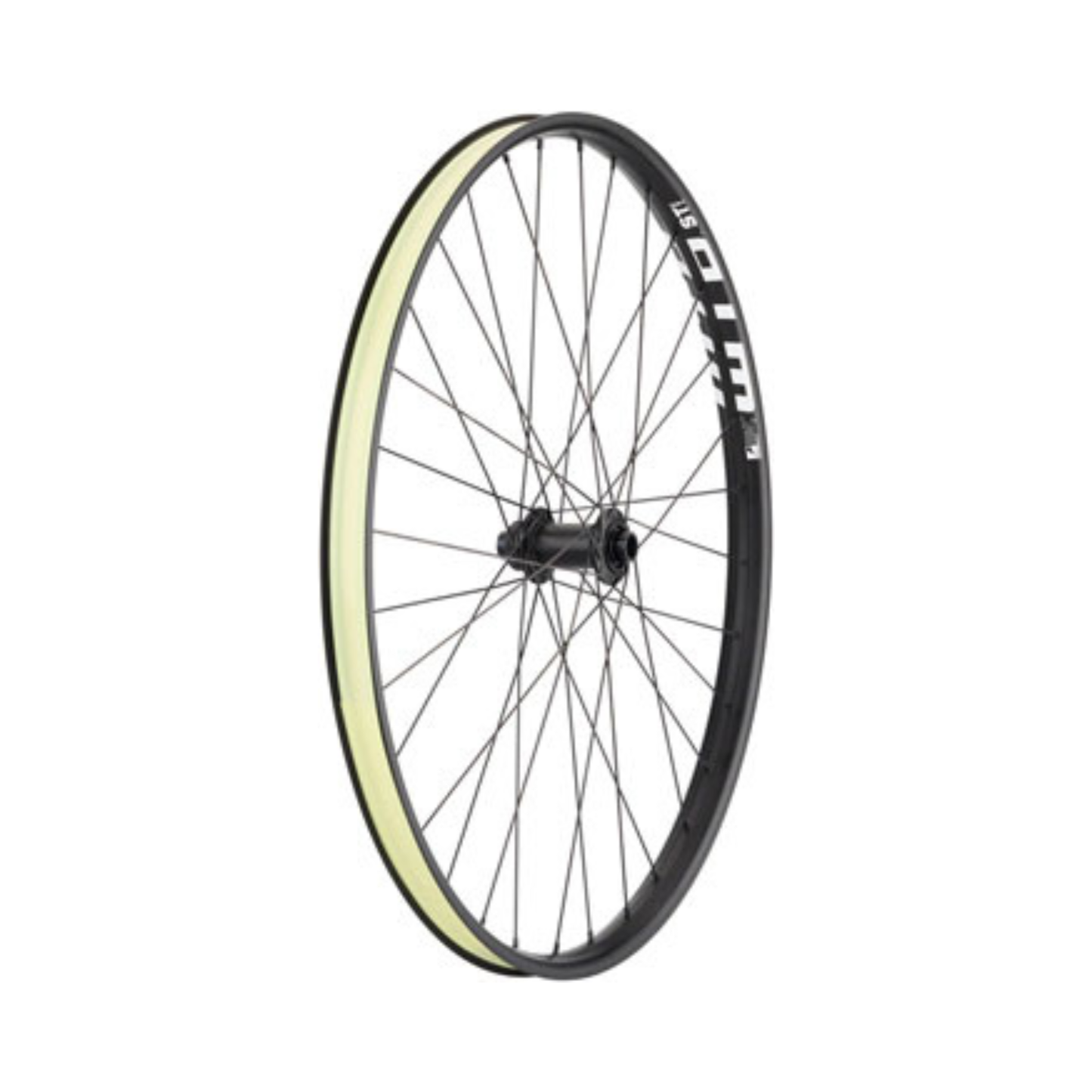 WTB ST Light i29 27.5 front wheel black with Center-Lock hub front right view