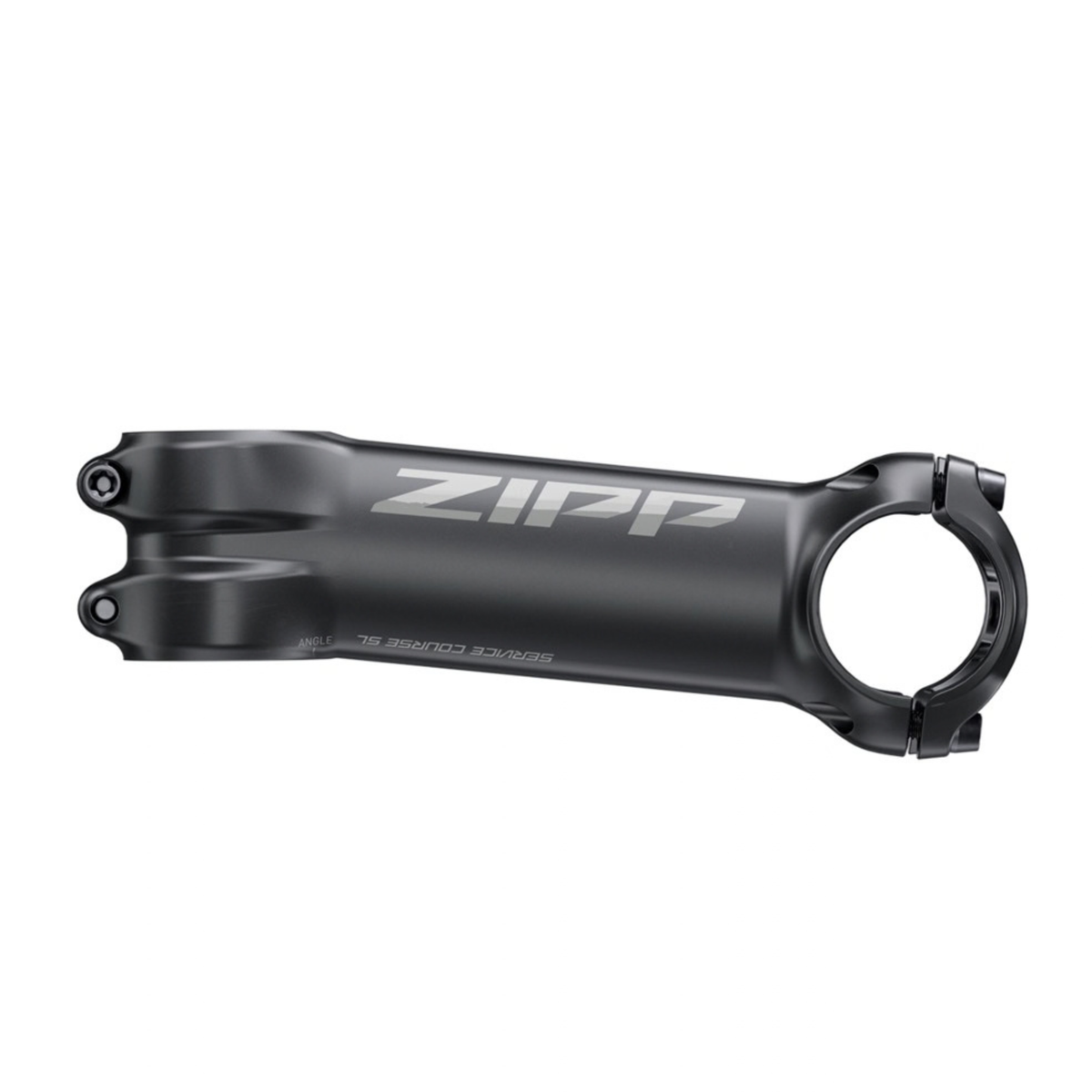 Zipp Service Course SL lightweight aluminum bicycle stem on white background