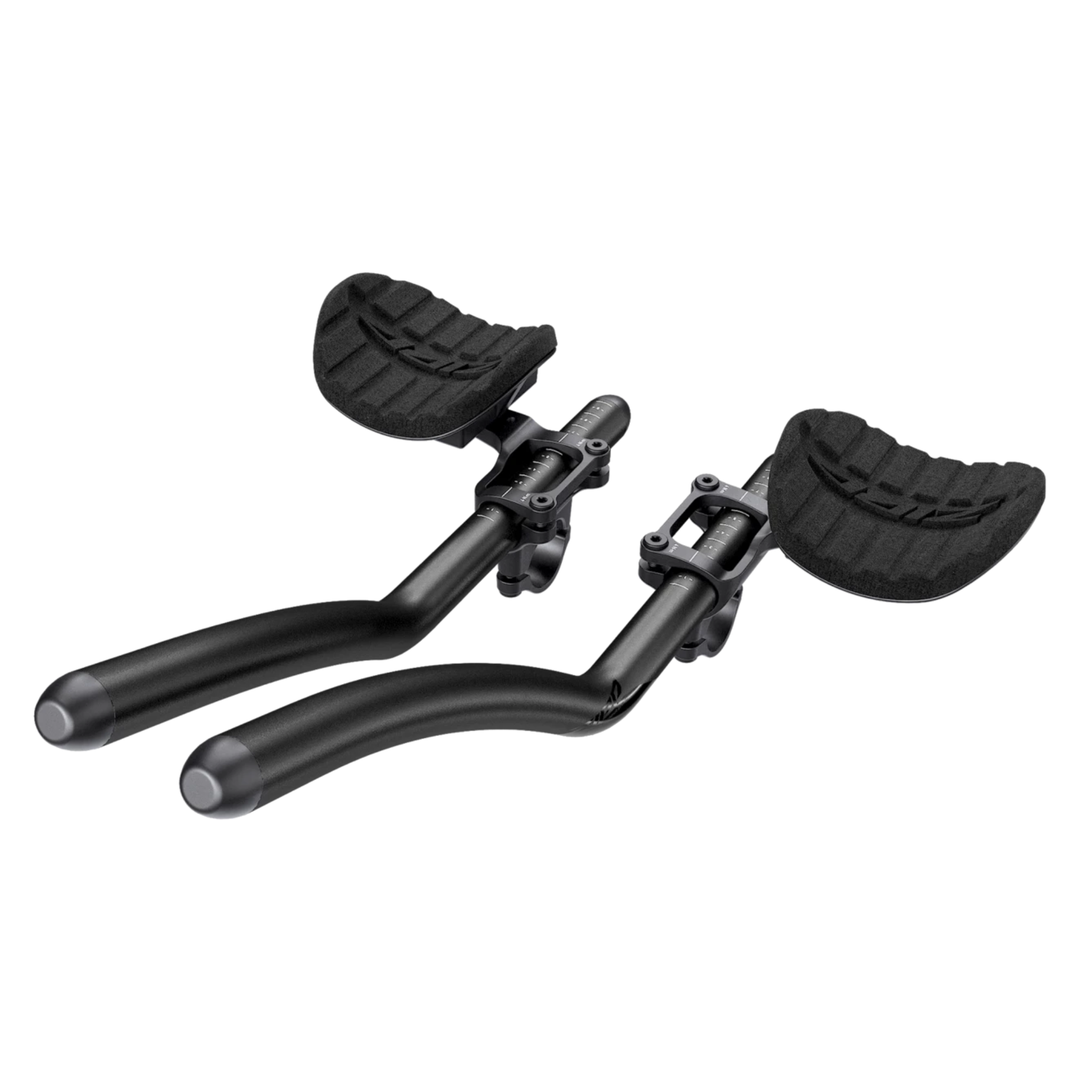Zipp Vuka Clip with Alumina Evo Extensions 110mm rise top view