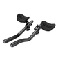 Zipp Vuka Clip with Alumina Evo Extensions 70 mm rise front view