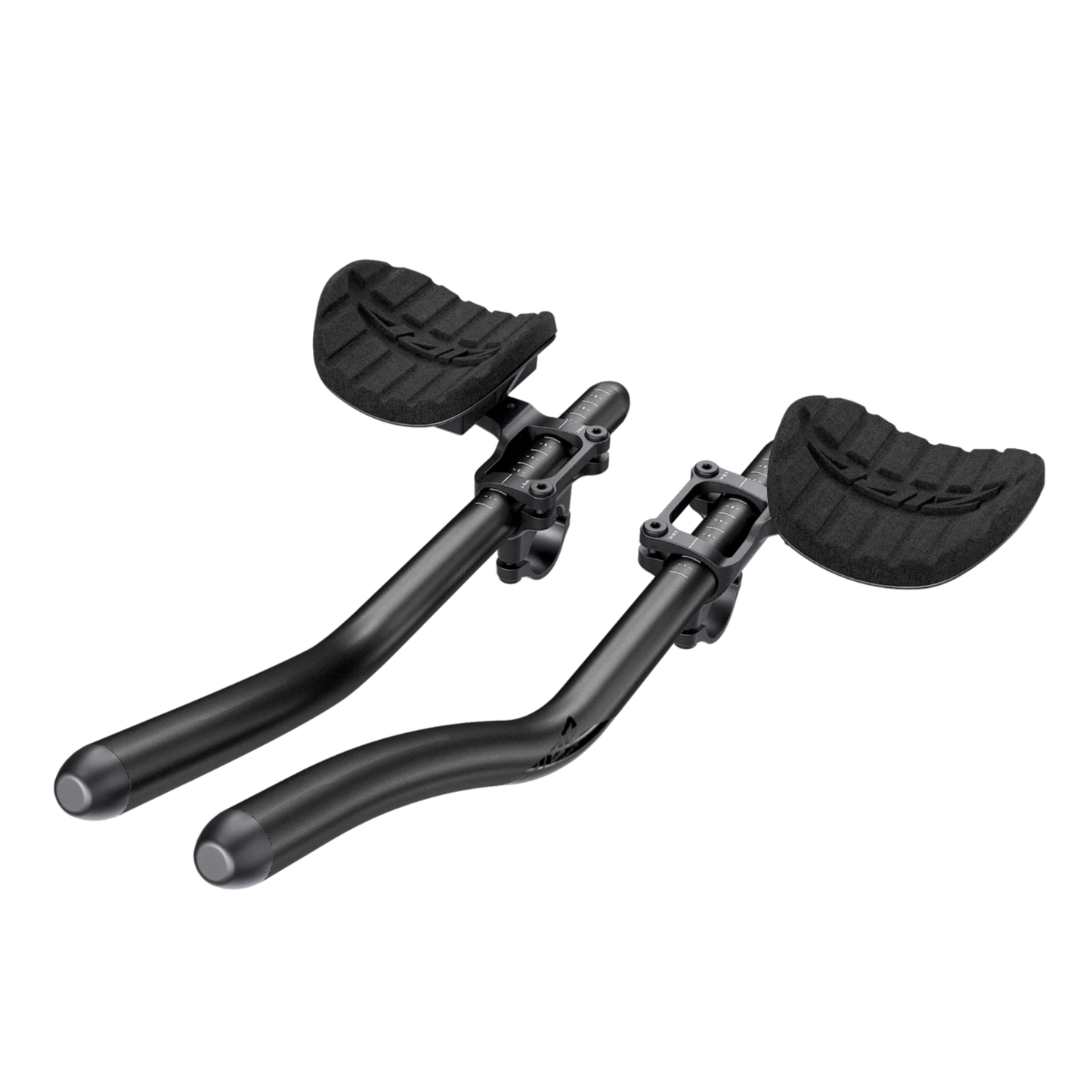 Zipp Vuka Clip with Alumina Evo Extensions 70 mm rise front view