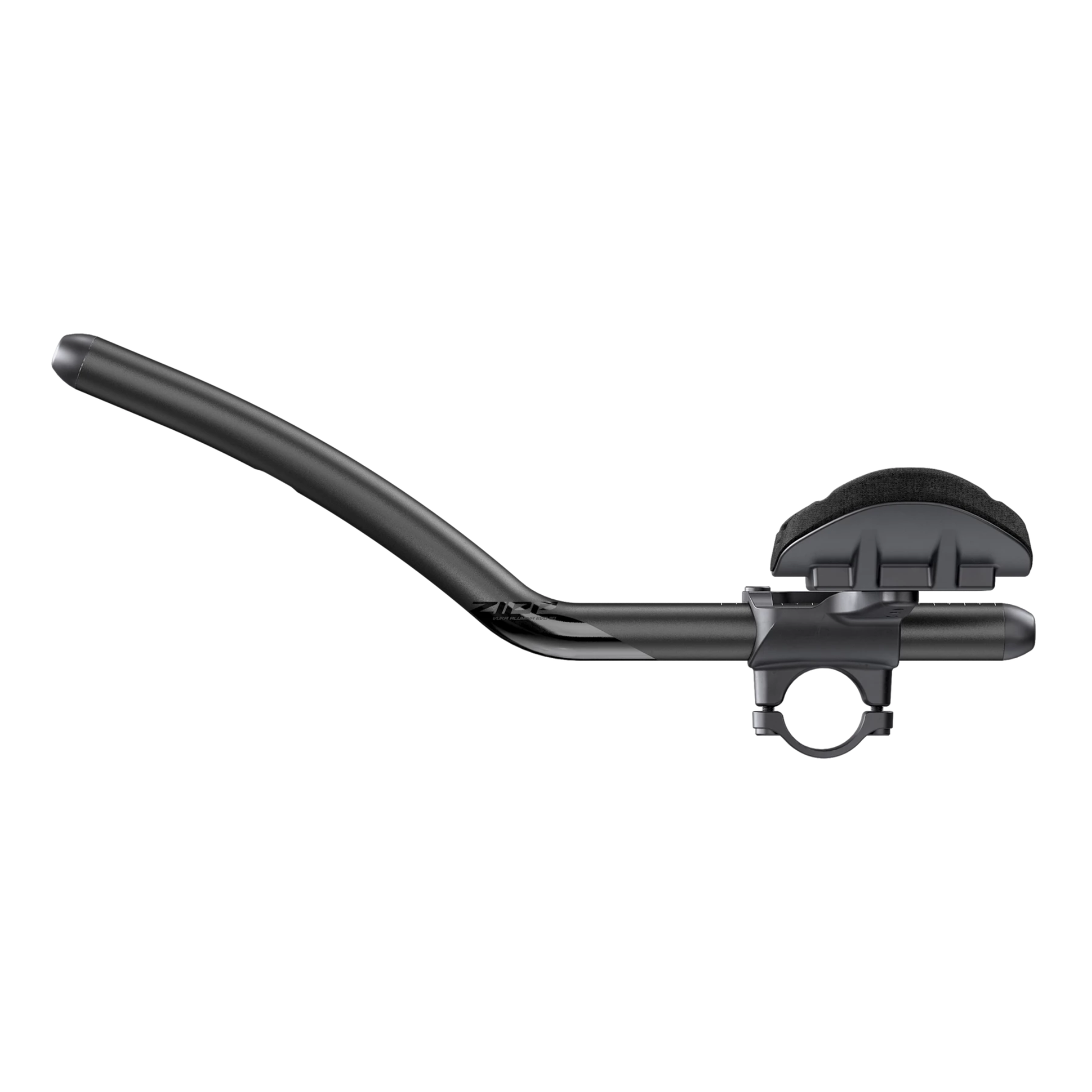 Zipp Vuka Clip with Alumina Evo Extensions 110mm rise side view