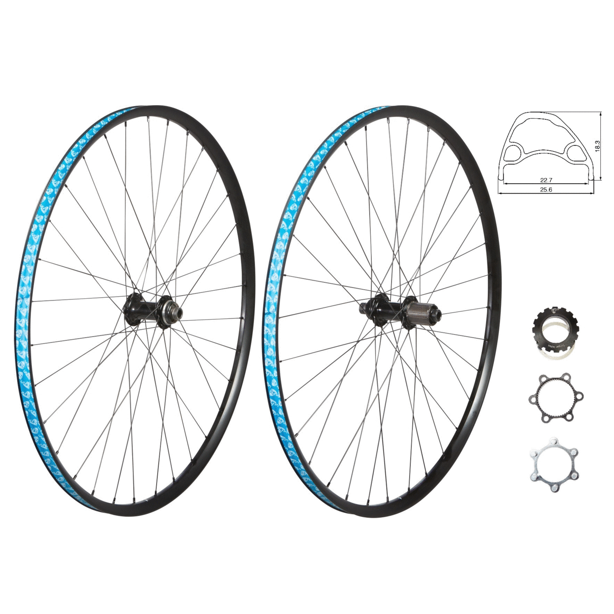 Road/Gravel/CX 700c Disc 142 x 12 (CL & 6-Bolt/TA) - Rear