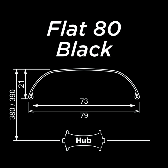 Flat 80 Black