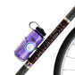 King Cage Stainless Flat Top Bottle Cage Mounted to Downtube