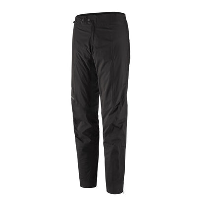 Patagonia Men's Dirt Roamer Storm waterproof mountain bike pants with reinforced knees, adjustable OppoSet® waistband, zippered thigh pockets and leg openings.