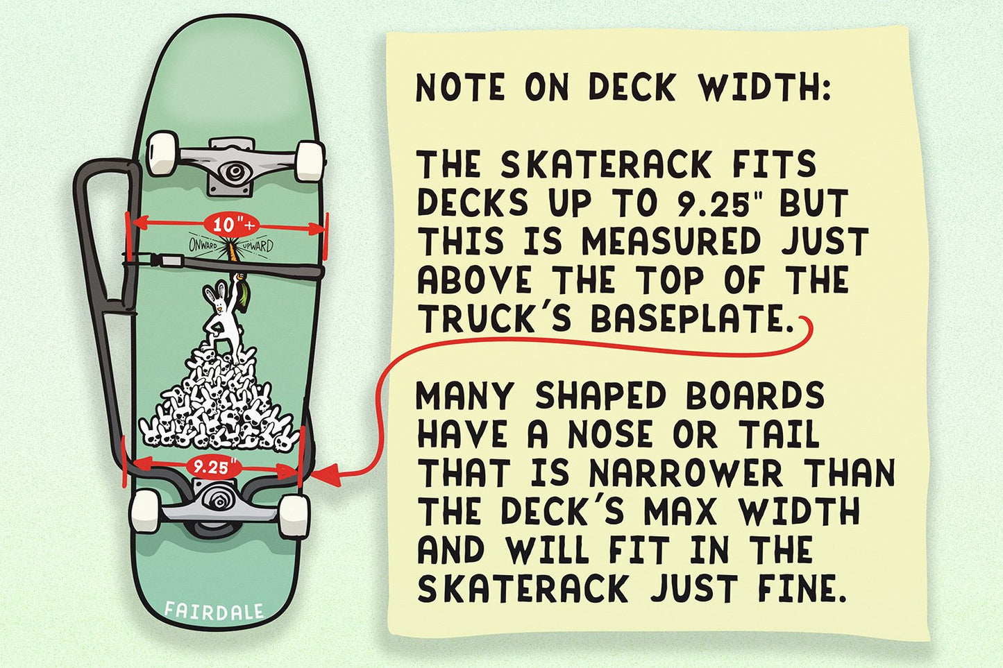 SkateRack Skateboard Rack
