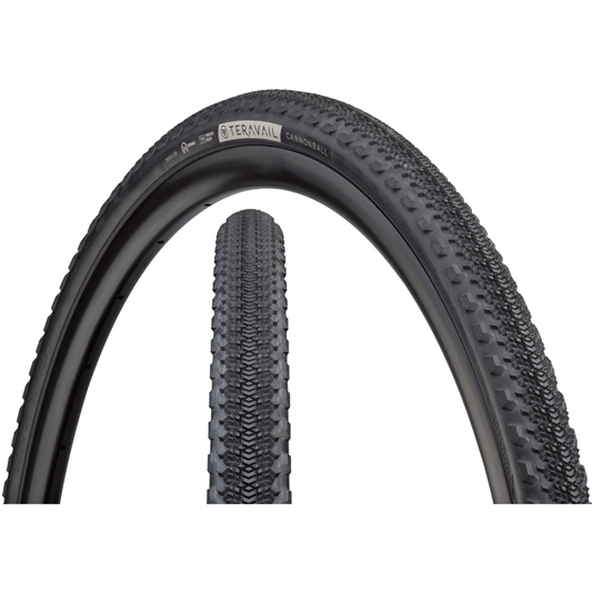 Teravail Cannonball V1 tire black wall side view