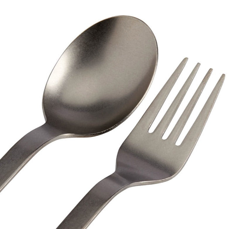 Titanium Fork & Spoon Set