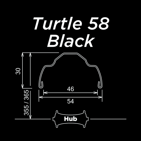 Turtle 58 Black